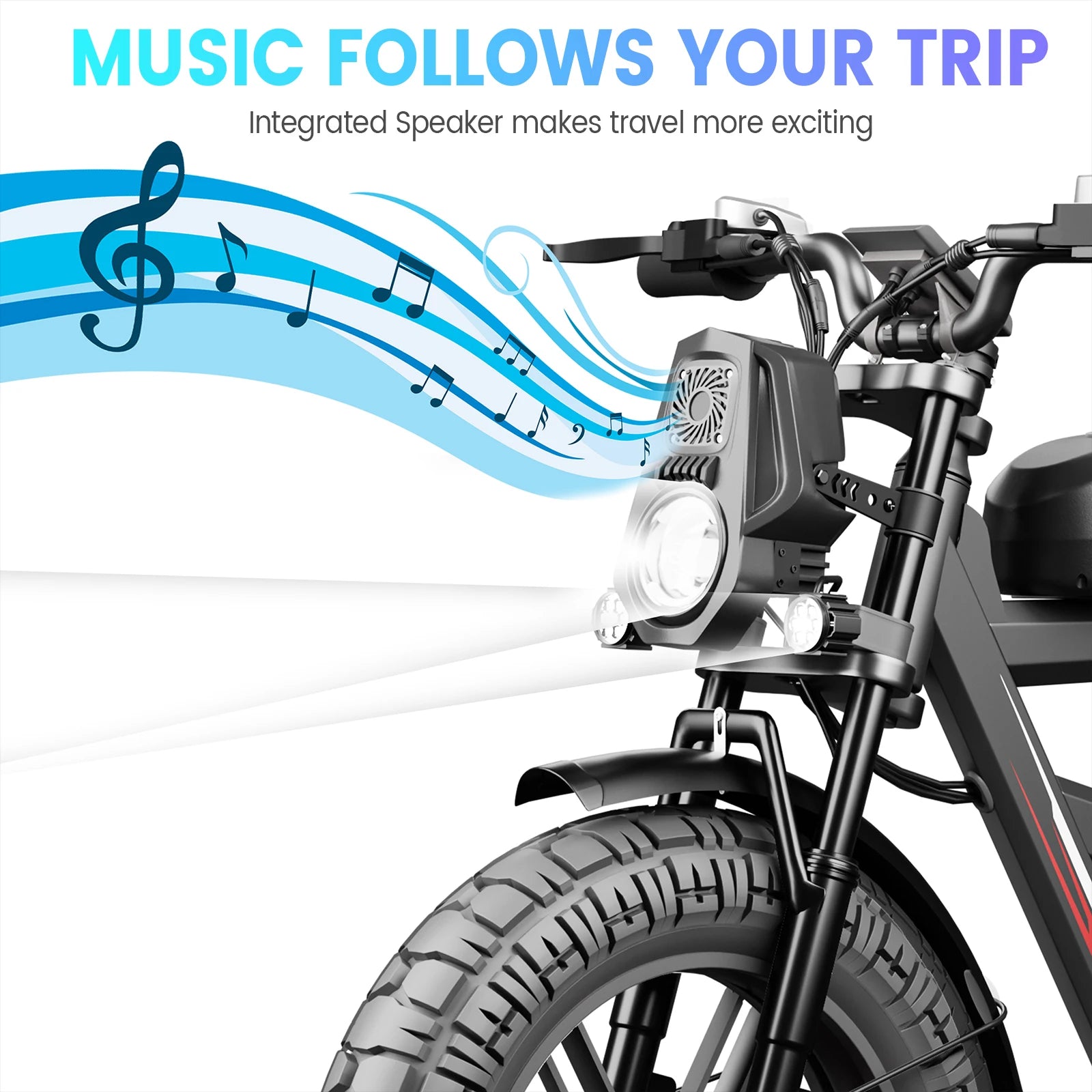 JMT-333130 2000W Electric Fat Tire Mountain Bike with Suspension for Adults - Versatile Off-Road Performance , Top Speed 27.9 mph