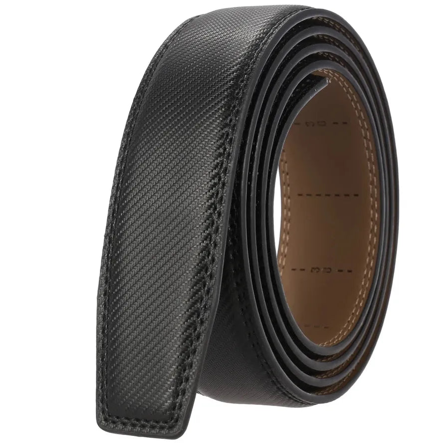 JMT-333130 Men's Casual 3.5cm Automatic Belt - LY35-3311 Adjustable Leather Style Belt