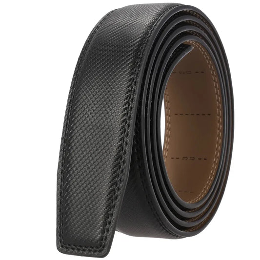 JMT-333130 Men's Casual 3.5cm Automatic Belt - LY35-3311 Adjustable Leather Style Belt