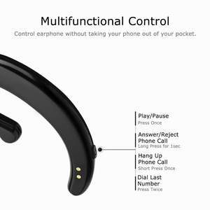 JMT-333194 Bone Conduction Bluetooth Headset with Integrated Charging Storage - Wireless Ear-mounted Design