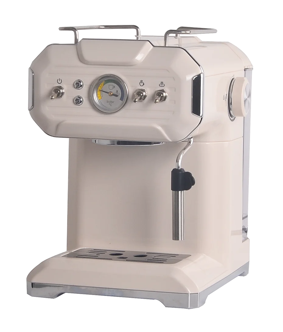 JMT-333194 Portable Italian Espresso Coffee Machine with Antique Plastic Housing