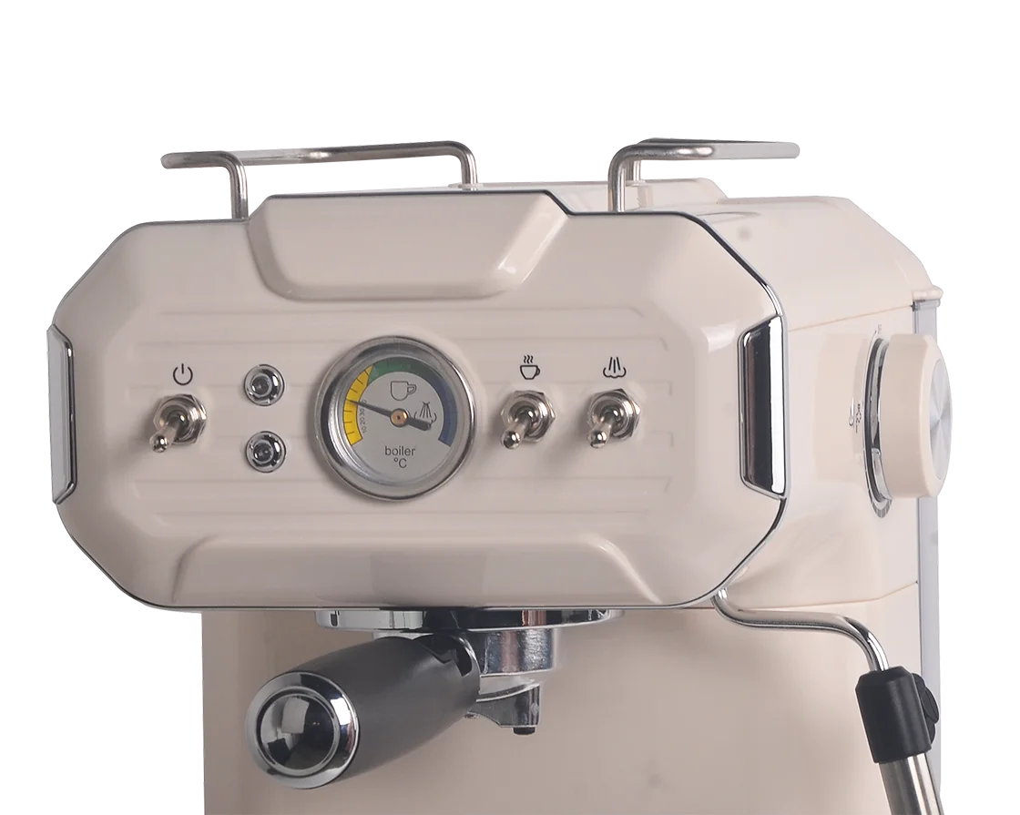 JMT-333194 Portable Italian Espresso Coffee Machine with Antique Plastic Housing