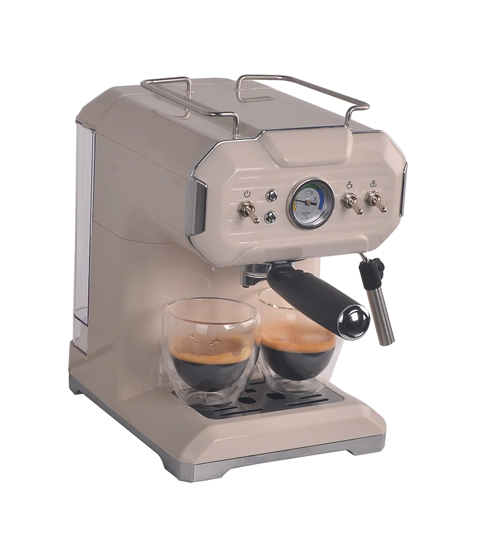 JMT-333194 Portable Italian Espresso Coffee Machine with Antique Plastic Housing