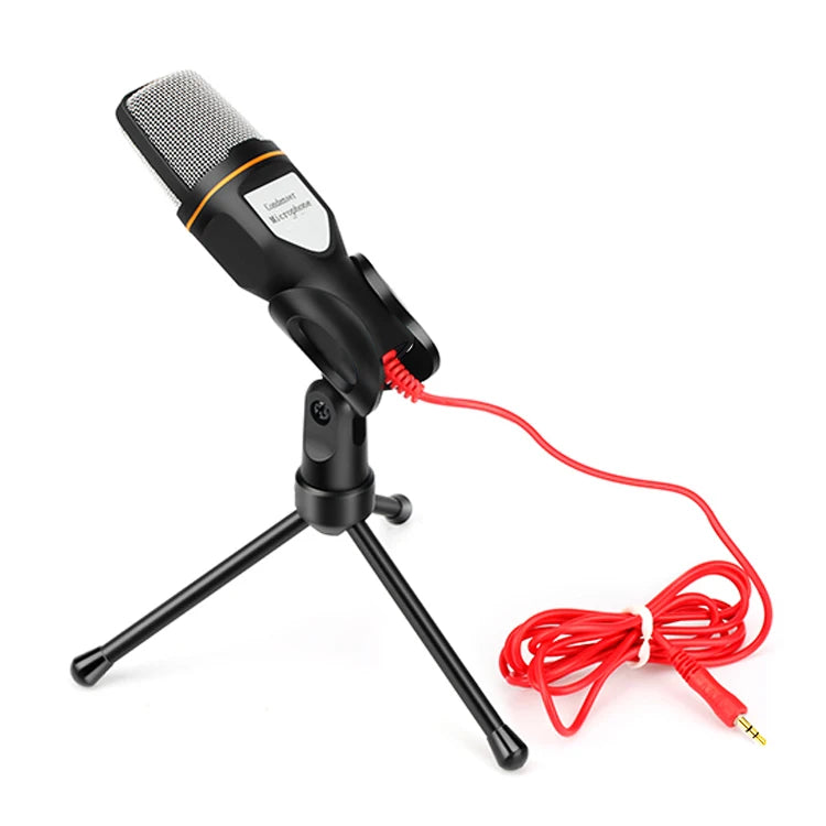 JMT-333194 Professional Condenser Microphone with 3.5mm Connector for Desktop Recording and Streaming