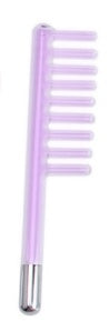 JMT-333514 Electrotherapy Instrument Accessories Set - Includes Mushroom Stick, Elbow Tube, Tongue Tube, and Comb in Red and Purple Light