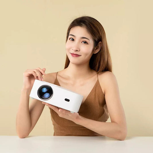 JMT-333706 Ultra-High-Definition 4K Portable Projector with Mobile Connectivity - 5000 Lumens, 1920x1080 Resolution, 40-120 Inch Projection Size