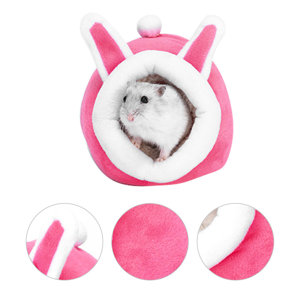 JMT-333834 Cozy Arctic Velvet Hamster Nest for Small Pets