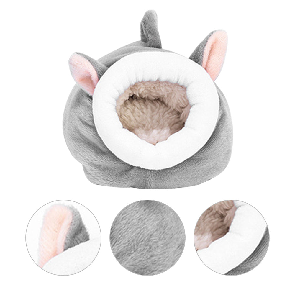 JMT-333834 Cozy Arctic Velvet Hamster Nest for Small Pets