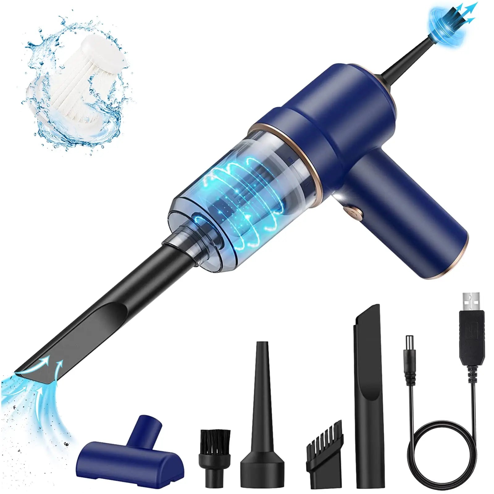 JMT-333834 High-Power Wireless Handheld Car Vacuum Cleaner for Efficient Cleaning