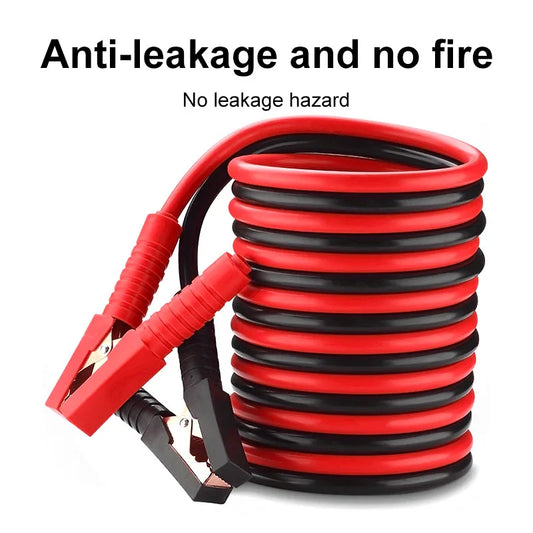 JMT-334154 Heavy Duty 12V Copper Car Jumper Cables for Emergency Start Assistance