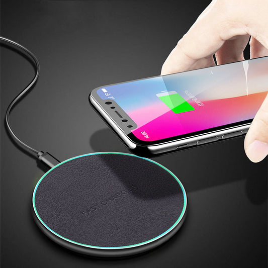 JMT-334218 10W Aluminum Alloy Wireless Car Charger for Apple, Samsung, Huawei, and Xiaomi Phones