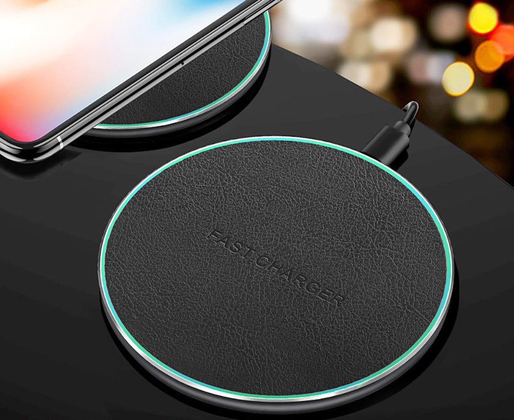 JMT-334218 10W Aluminum Alloy Wireless Car Charger for Apple, Samsung, Huawei, and Xiaomi Phones