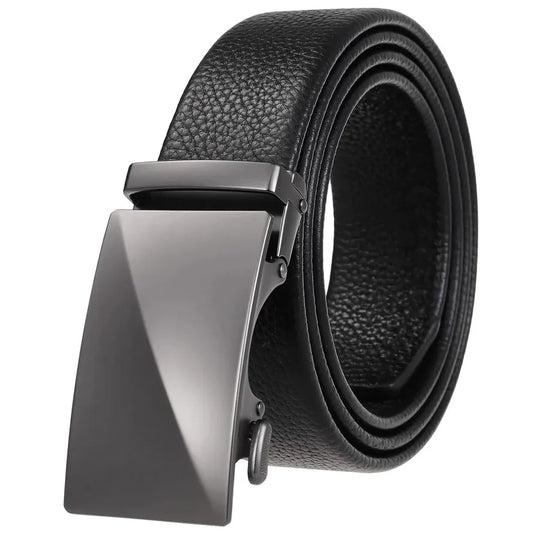 JMT-334282 Men's Stylish Black and Brown Casual Leather Belt
