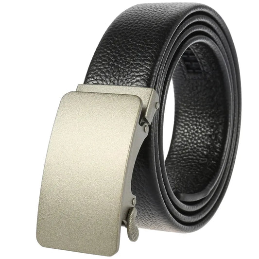 JMT-334282 Men's Stylish Black and Brown Casual Leather Belt