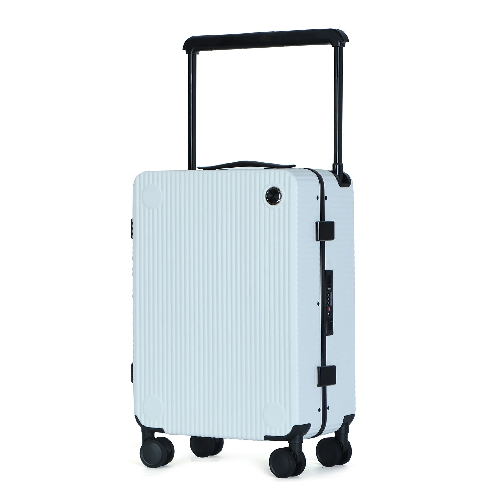 JMT-334410 Durable Hard Shell Aluminium Travel Trolley Case with Wide Handle