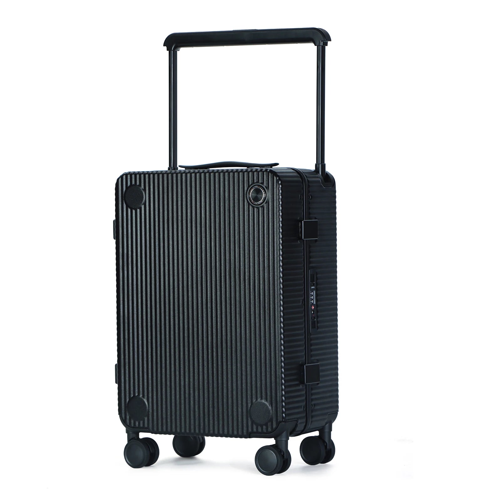 JMT-334410 Durable Hard Shell Aluminium Travel Trolley Case with Wide Handle