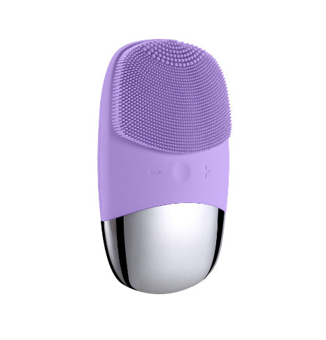 JMT-334666 Mini Silicone Electric Face Cleansing Brush with Sonic Technology and IPX7 Waterproofing for Effective Facial Care