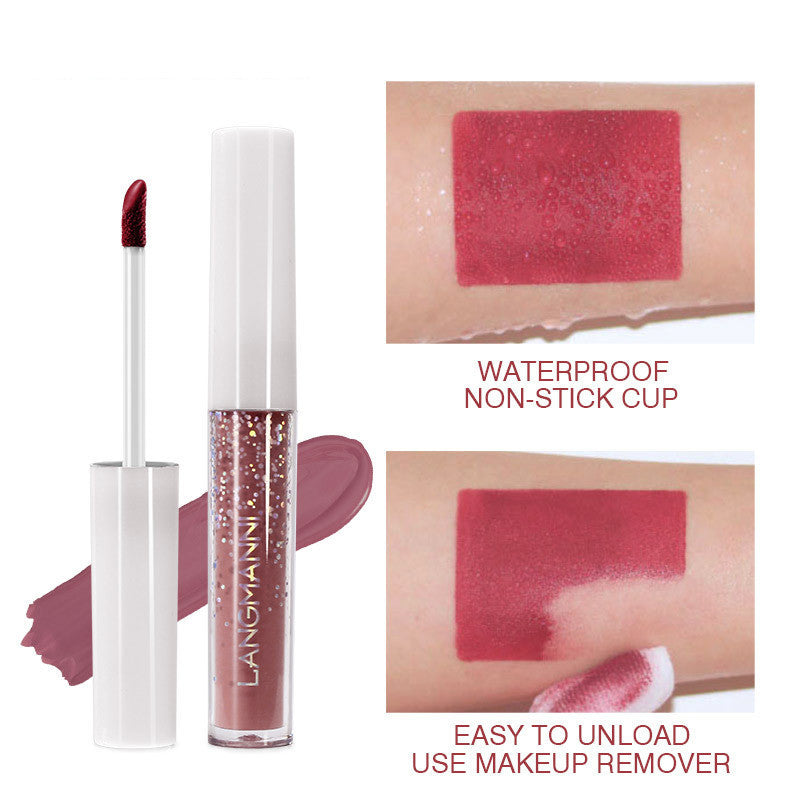 JMT-334794 Matte Waterproof Nonstick Lip Gloss Set - 24 Vibrant Shades (1.2ml Each)