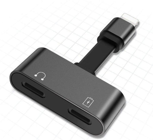 JMT-334858 Dual Function Lightning Adapter for Charging, Calling, and Listening to Music