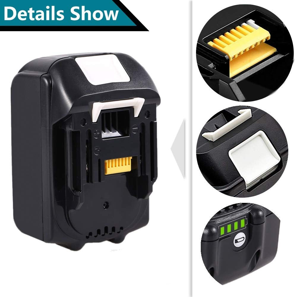 JMT-334858 Lithium Battery Pack for Electric Tools - 1.5Ah to 9.0Ah Options Available