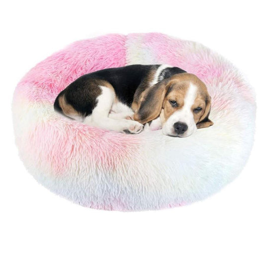 JMT-334986 Cozy Round Plush Pet Nest for Autumn and Winter - Soft Cloth Bed in Multiple Sizes and Colors