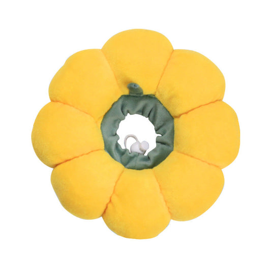 JMT-335178 Sunflower Pet Bite Collar for Cats – Available in Various Colors and Sizes