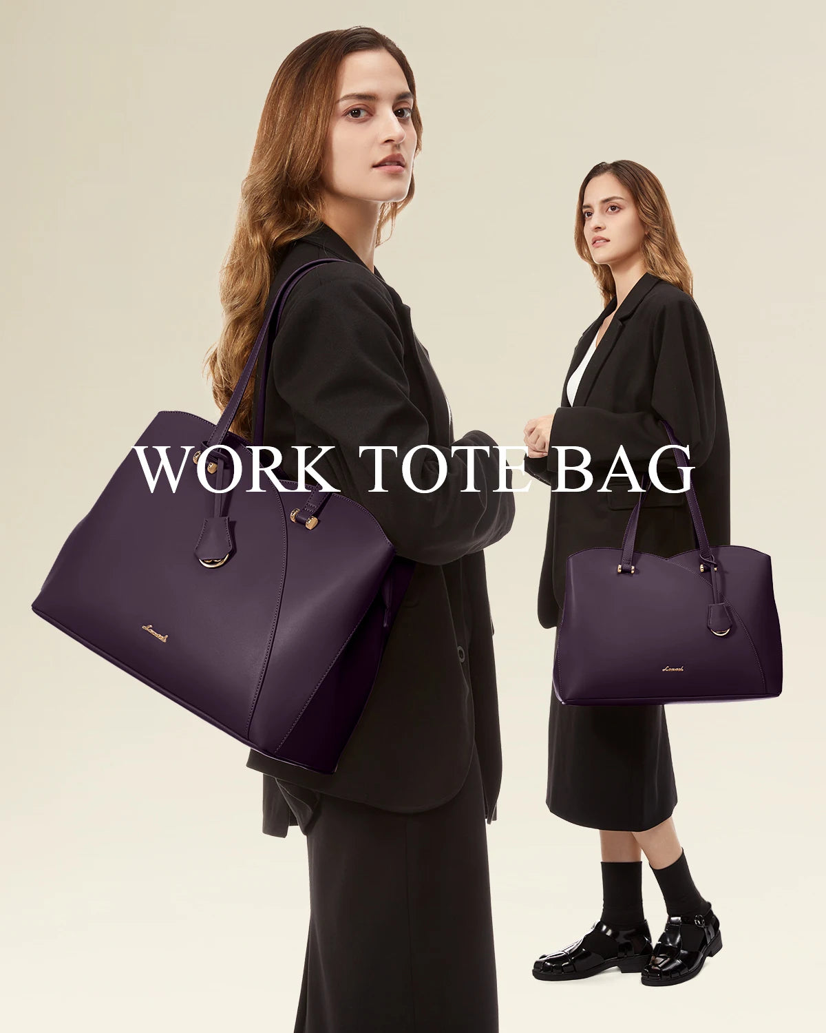 JMT-335498 Designer Office Tote Bag for Women - Large 15.6 Inch Laptop Travel Handbag, Ideal for Work and Business