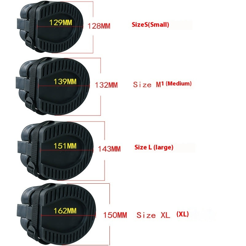 JMT-335498 Rubber Horse Hoof Boots for Wound Protection – Non-Slip Design, Sizes S, M, L, XL
