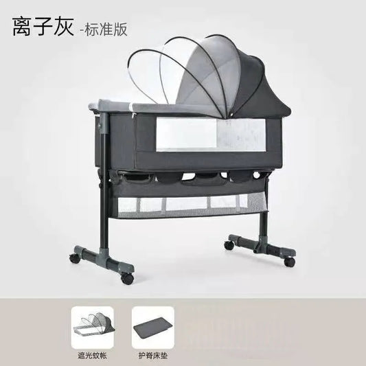 JMT-335626 Folding Movable Baby Playpen Cot for Newborns - Classic Design Portable Crib and Bed