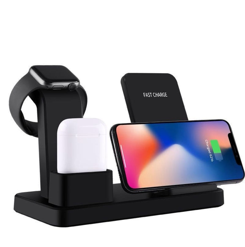 JMT-335690 Vertical Wireless Charger with TYPE-C Input and 1000mA Output - Available in Black and Gray