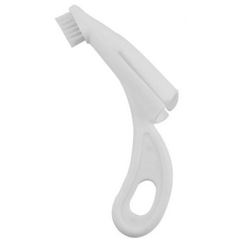 JMT-335754 Pet Finger Toothbrush for Dogs and Cats - Soft Silicone Bristles for Gentle Dental Care, Ergonomic Design, Lightweight and Portable for All Breeds