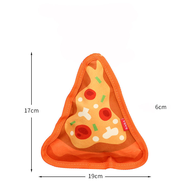 JMT-335818 Durable Crinkle Squeaky Dog Toy for Interactive Play - Stuffing-Free Hamburger Design