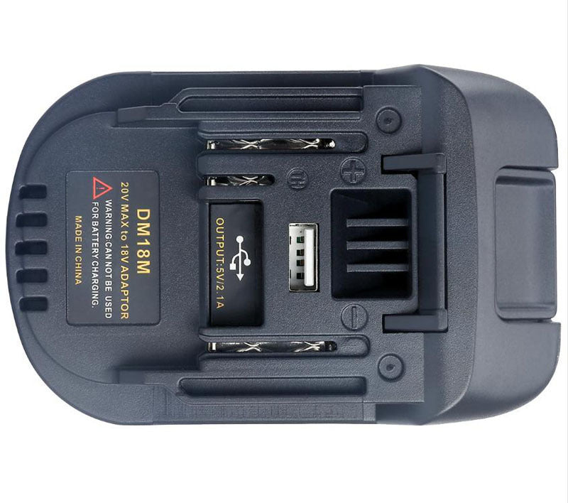 JMT-336010 Battery Adapter for Milwaukee DM18M to Makita H99F Compatibility