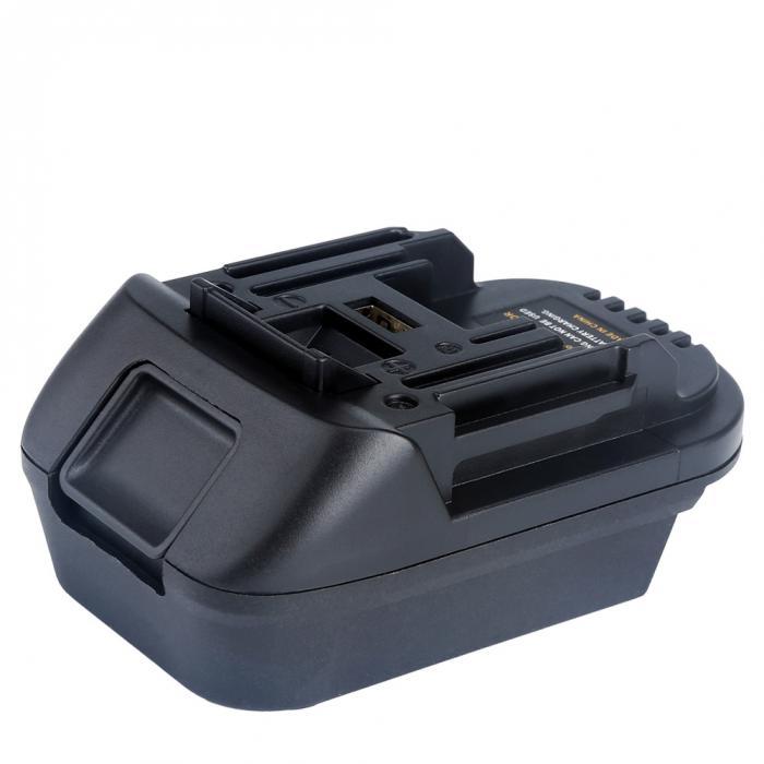 JMT-336010 Battery Adapter for Milwaukee DM18M to Makita H99F Compatibility
