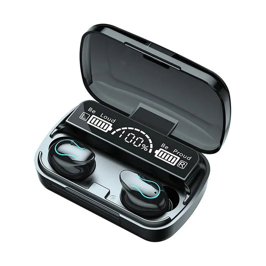 JMT-336010 Q32 TWS Bluetooth 5.1 Wireless Earbuds for Sports and Gaming - In-Ear Handsfree Headphones with LED Indicator
