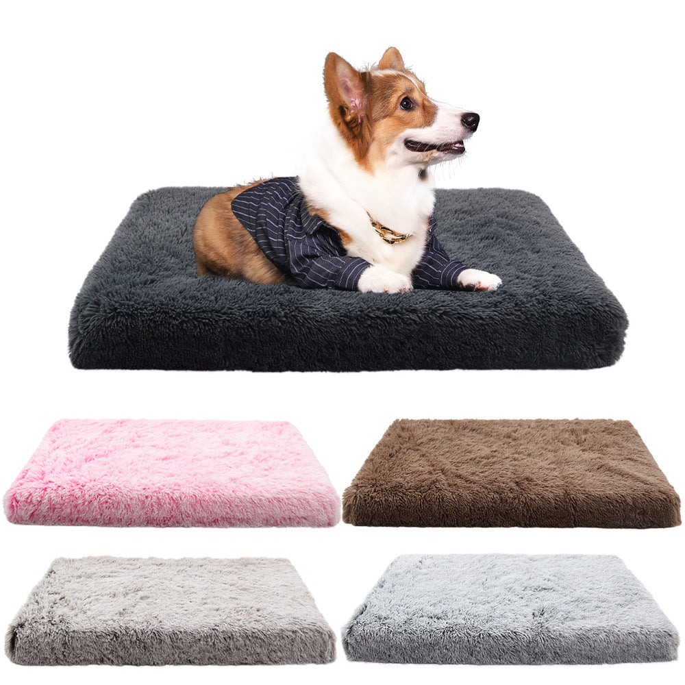 JMT-336138 Cozy Long Pile Square Pet Mat for Dogs and Cats - Various Sizes Available