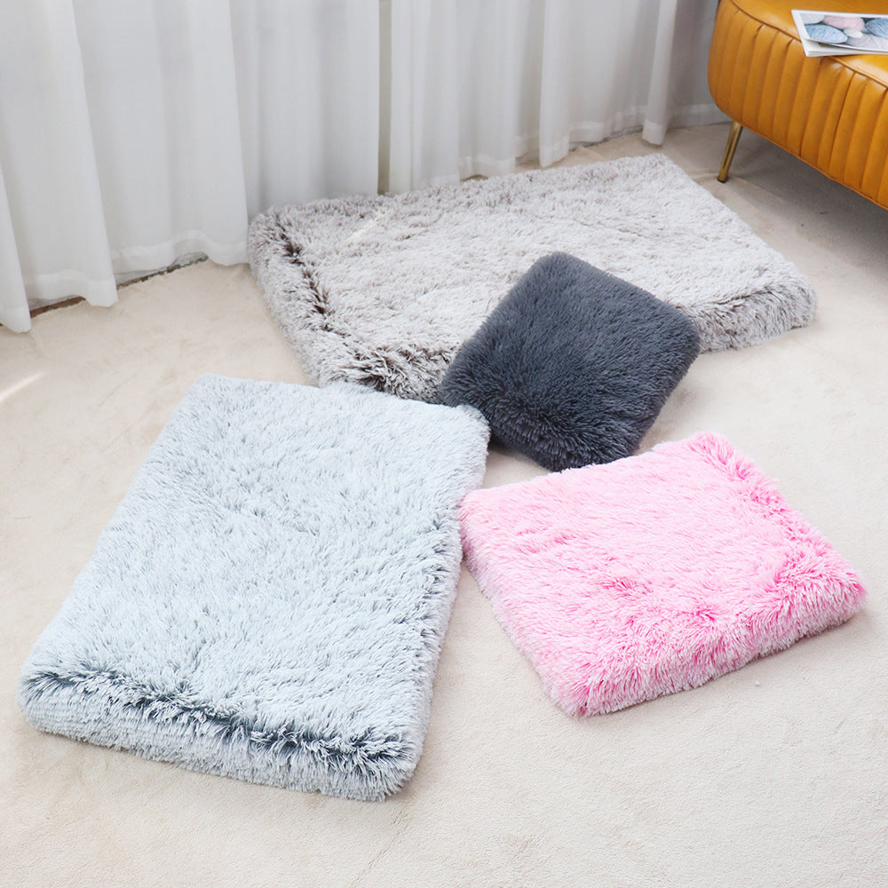 JMT-336138 Cozy Long Pile Square Pet Mat for Dogs and Cats - Various Sizes Available