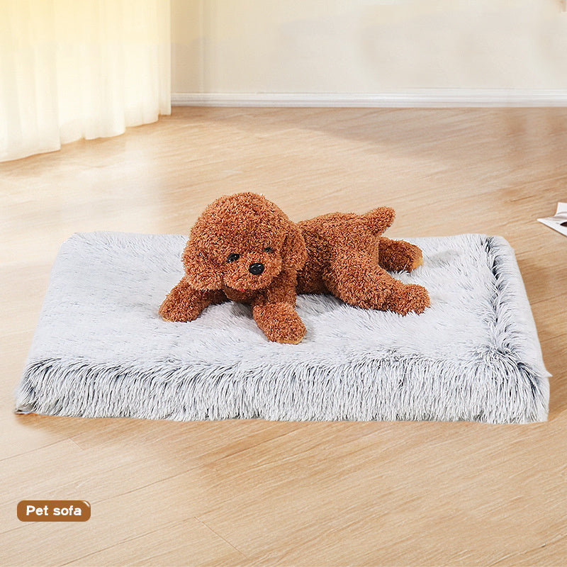 JMT-336138 Cozy Long Pile Square Pet Mat for Dogs and Cats - Various Sizes Available