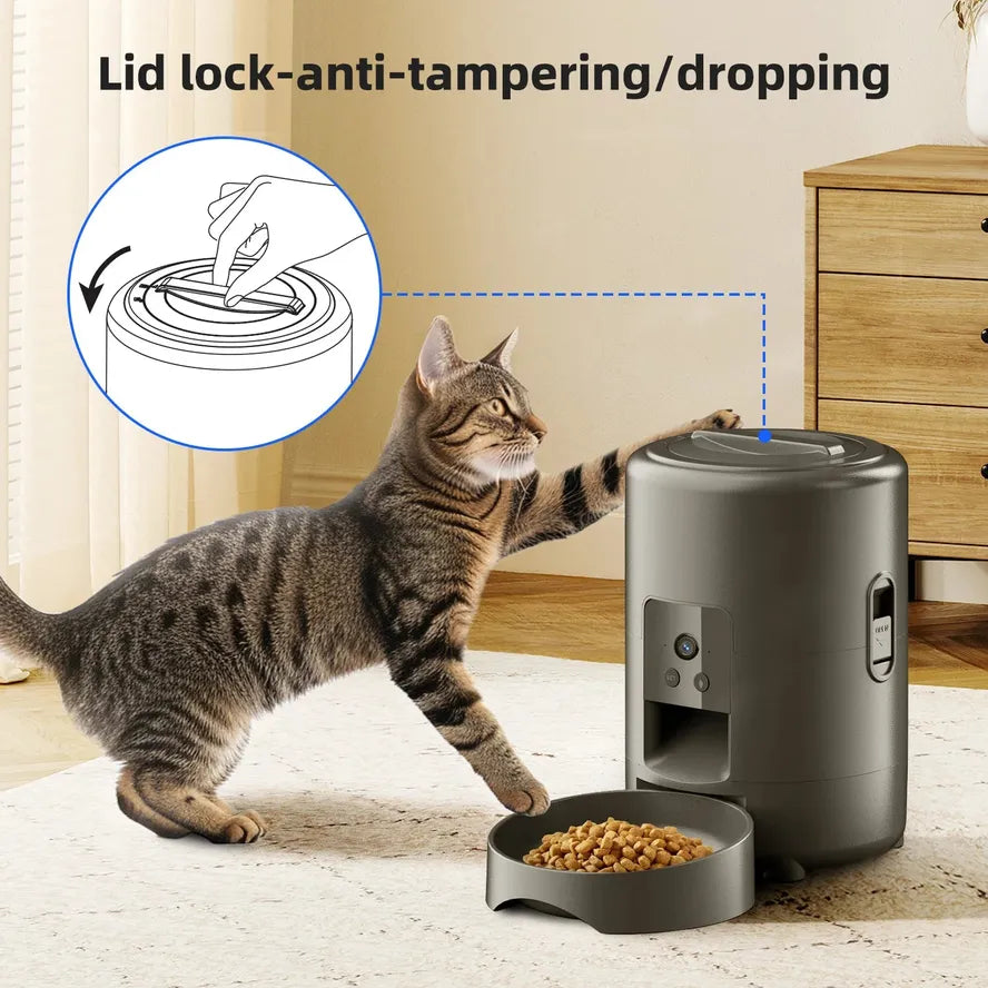 JMT-336202 Automatic 2L Pet Feeder with Smart Timer for Cats and Dogs