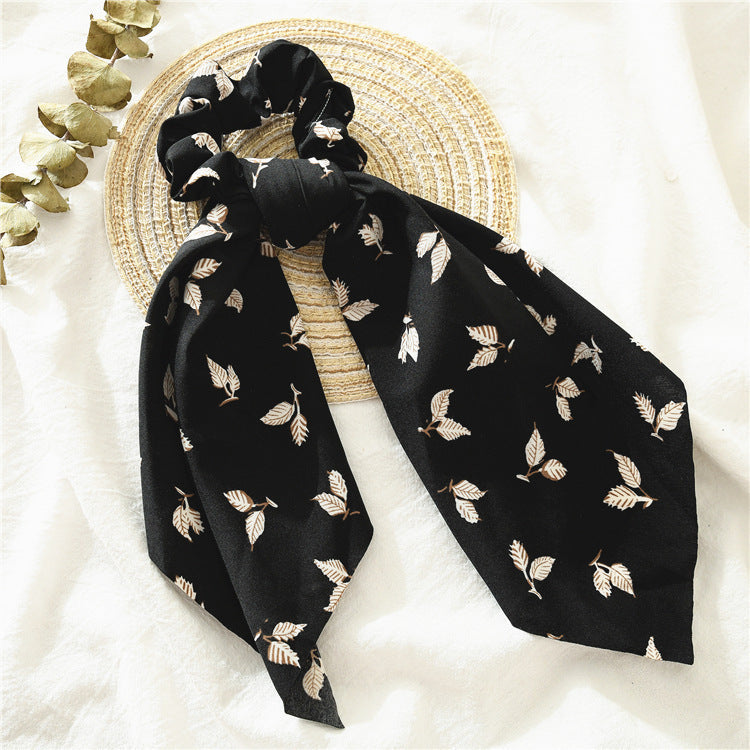 JMT-336202 Plaid Leaf Design Hair Band for Ladies