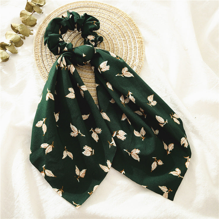 JMT-336202 Plaid Leaf Design Hair Band for Ladies