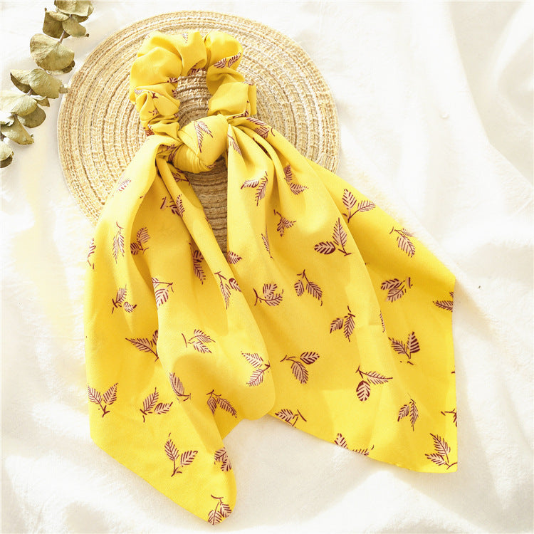 JMT-336202 Plaid Leaf Design Hair Band for Ladies