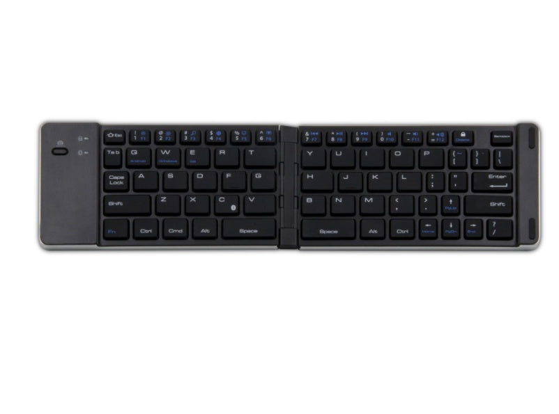 JMT-336458 Portable Bluetooth Folding Keyboard with Rechargeable Battery for iOS, Android, Windows, and Mac OS