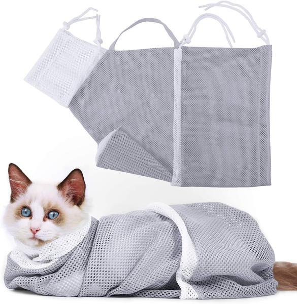 JMT-336906 Cat Bathing Bag for Easy Grooming and Care, Ideal for Bathing, Nail Trimming, and Medication Administration