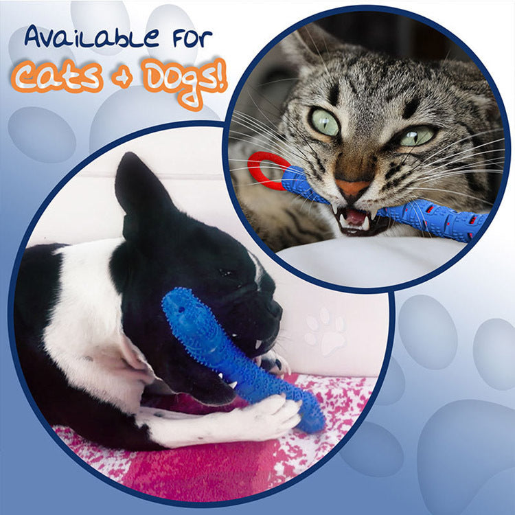 JMT-336970 Dog Toothbrush with Silicone Design for Effective Dental Care