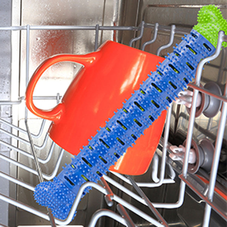 JMT-336970 Dog Toothbrush with Silicone Design for Effective Dental Care