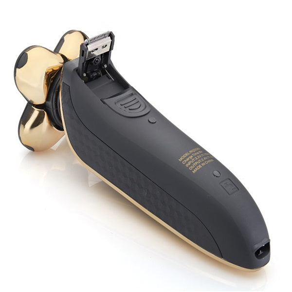 JMT-337226 Rechargeable 5D Rotary Shaver with Multi-Functional Heads and Full Body Wash Design