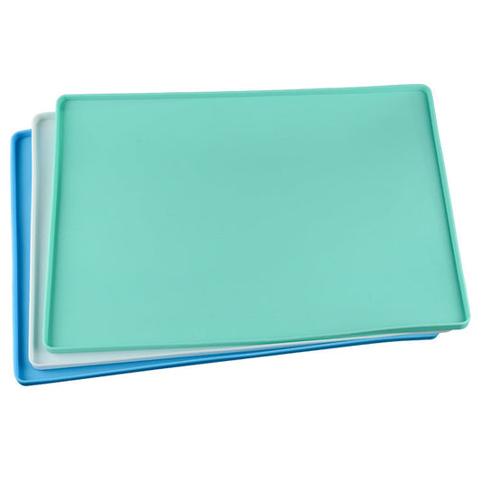 JMT-337290 Portable Foldable Silicone Pet Pad for Cars - 40 x 30cm, Solid Color Design