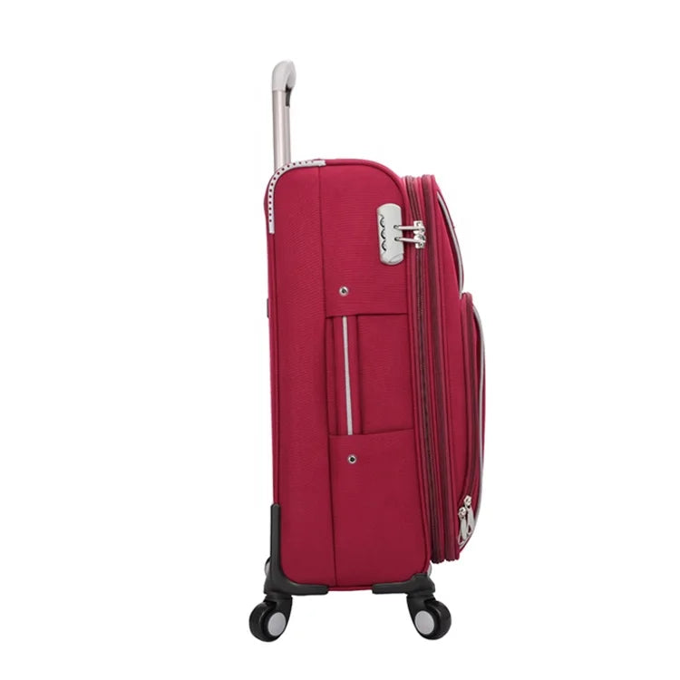 JMT-337866 3 Piece Set Travel Bag Suitcase Trolley in Matching Colours, Nylon Material - 20, 24, 28 Inch Options