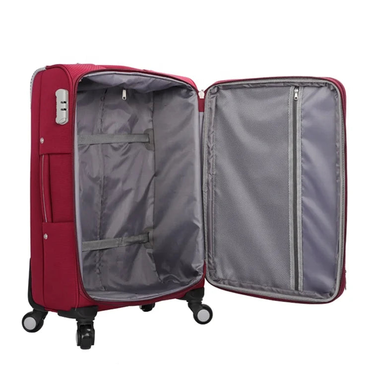 JMT-337866 3 Piece Set Travel Bag Suitcase Trolley in Matching Colours, Nylon Material - 20, 24, 28 Inch Options